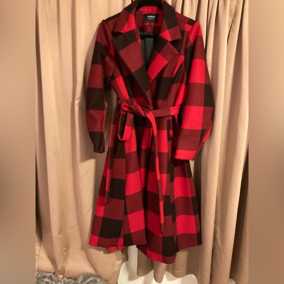 torrid Jackets & Blazers - Torrid Buffalo Plaid fit and flair coat